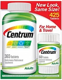 Комплекс мультивитаминов и минералов Centrum, 365+60 таблеток:uz:Multivitaminlar va minerallar kompleksi Centrum, 365+60 tabletka