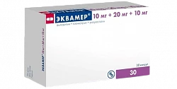 EKVAMER kapsulalar  10mg+20mg+10mg N30