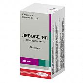 LEVOSETIL tomchilar dlya priema vnutr 20ml 5mg/ml