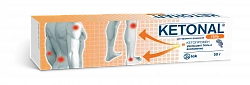 KETONAL gel 50g 2,5%