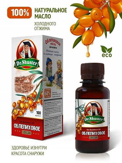 Dengiz itshumurt yog'i doktor. SHUSTER 100 ml Масло облепиховое Dr. SHUSTER 100 мл:uz:Dengiz itshumurt yog'i doktor. SHUSTER 100 ml
