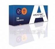 AMELOTEKS tabletkalari 15mg N20