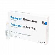 KORDARON inyeksiya uchun eritma 3ml 150mg/3ml N6