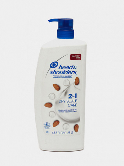 Шампунь + кондиционер 2в1 Head & Shoulders уход за сухой кожей головы