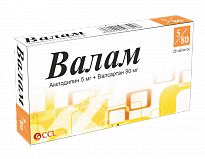 VALAM tabletkalari 5mg/80mg N28