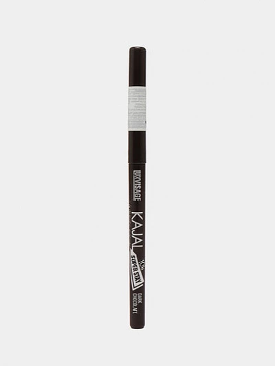 Карандаш для глаз LUXVISAGE Kajal Super Stay, Dark chocolate
