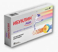 IBUKLIN LEDI tabletkalari 400mg+80mg N10