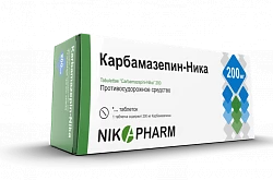 КАРБАМАЗЕПИН-НИКА таблетки 200мг N10