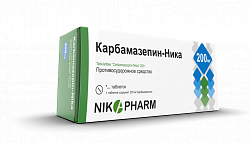 KARBAMAZEPIN-NIKA tabletkalari 200mg N10