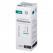 LEVOMISETIN ko'z tomchilari 10ml 0,25%