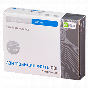 AZITROMISIN FORTE OBL tabletkalari 500mg N3