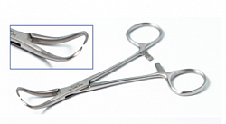 130 mm ratchet bilan jarrohlik zig'ir uchun qisqich