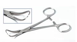 130 mm ratchet bilan jarrohlik zig'ir uchun qisqich