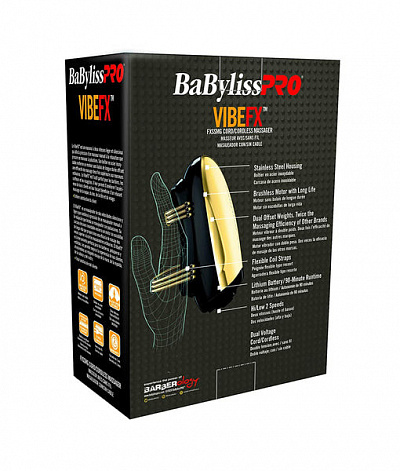 Беспроводной массажер BabylissPro Vibe FX