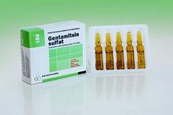 GENTAMISINA SULFAT inyeksiya uchun eritma 2ml 80mg/2ml N10