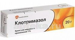 KLOTRIMAZOL krem 20g 1%