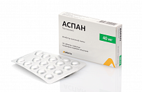 ASPAN tabletkalari 40mg N28