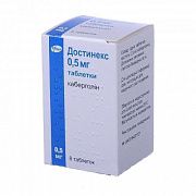 DOSTINEKS tabletkalari 0,5mg N2