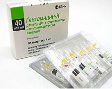 GENTAMISIN K inyeksiya uchun eritma 40mg/ml N10