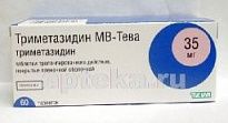 TRIMETAZIDIN MV TEVA 0,035 tabletkalari N60