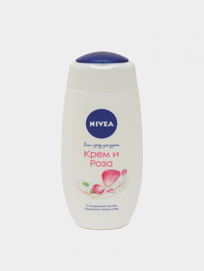 Крем-гель для душа Nivea Крем и роза, 250 мл