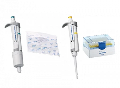 Дозатор Eppendorf Research(R) plus 1-канальный c регулируемым объемом,  разных цветов:uz:Eppendorf Research(R) plus pipetka 1-kanalli ovoz balandligi sozlanishi, turli ranglar