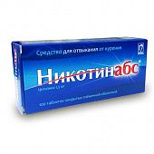 NIKOTINABS tabletkalari 1,5mg N100