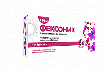 FEKSONIK tabletkalari 120mg N10