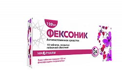 FEKSONIK tabletkalari 120mg N10