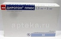 DIROTON PLYUS 0,0015+0,005 kapsulalar  N28