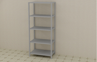Стеллаж металический 900*600*2000 мм, модель 1:uz:Metall tokcha 900*600*2000 mm, 1-model