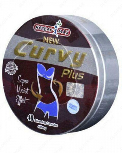 Капсулы для похудения Herbal max Curvy Plus 40шт:uz:Curvy Plus vazn va ishtaha boshqarish uchun tabletkalar