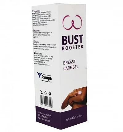 Крем для женской груди "Bust Booster":uz:Ayollar ko'kragi uchun krem ​​"Bust Booster"
