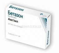 BETAZON inyeksiya uchun eritma 1ml 4mg/ml N3