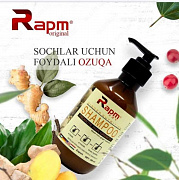 Rapm soch ildizlarini qoraytiradigan shampun