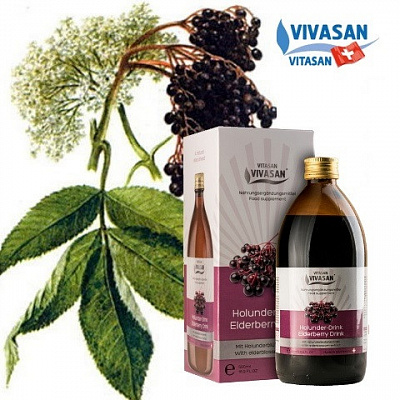 Напиток Бузина черная Vivasan, Швейцария