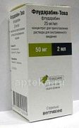 FLUDARABIN TEVA 0,025/ML eritma 2ml