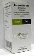 FLUDARABIN TEVA 0,025/ML eritma 2ml