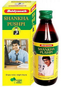 Shankha pushpi - miya va xotira uchun sirop (Shankha baidyanath)