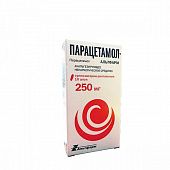 PARASETAMOL ALTFARM 0,25 rektal suppozitorialar N10