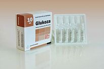 GLYUKOZA inyeksiya uchun eritma 5ml 40% N5