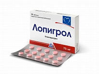LOPIGROL tabletkalari 75mg N28