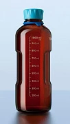 Бутыль 1 л узкое горло, темное стекло (ксилол- орто) полная