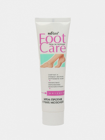 Крем против сухих мозолей Bielita Foot Care, 100 мл