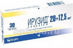 IRUZID 0,02+0,0125 tabletkalari N30