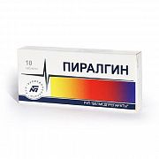 PIRALGIN tabletkalari N10