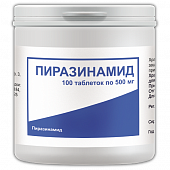 PIRAZINAMID  tabletkalari 500mg N100