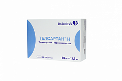 TELSARTAN H tabletkalari 80mg+12,5mg N28