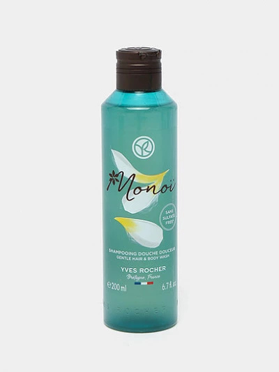 Гель-шампунь для волос и тела Yves Rocher Monoi, 200 мл