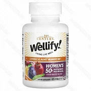 50 yoshdan oshgan ayollar uchun multivitaminlar va multiminerallar, 21st Centuru65 tabletka